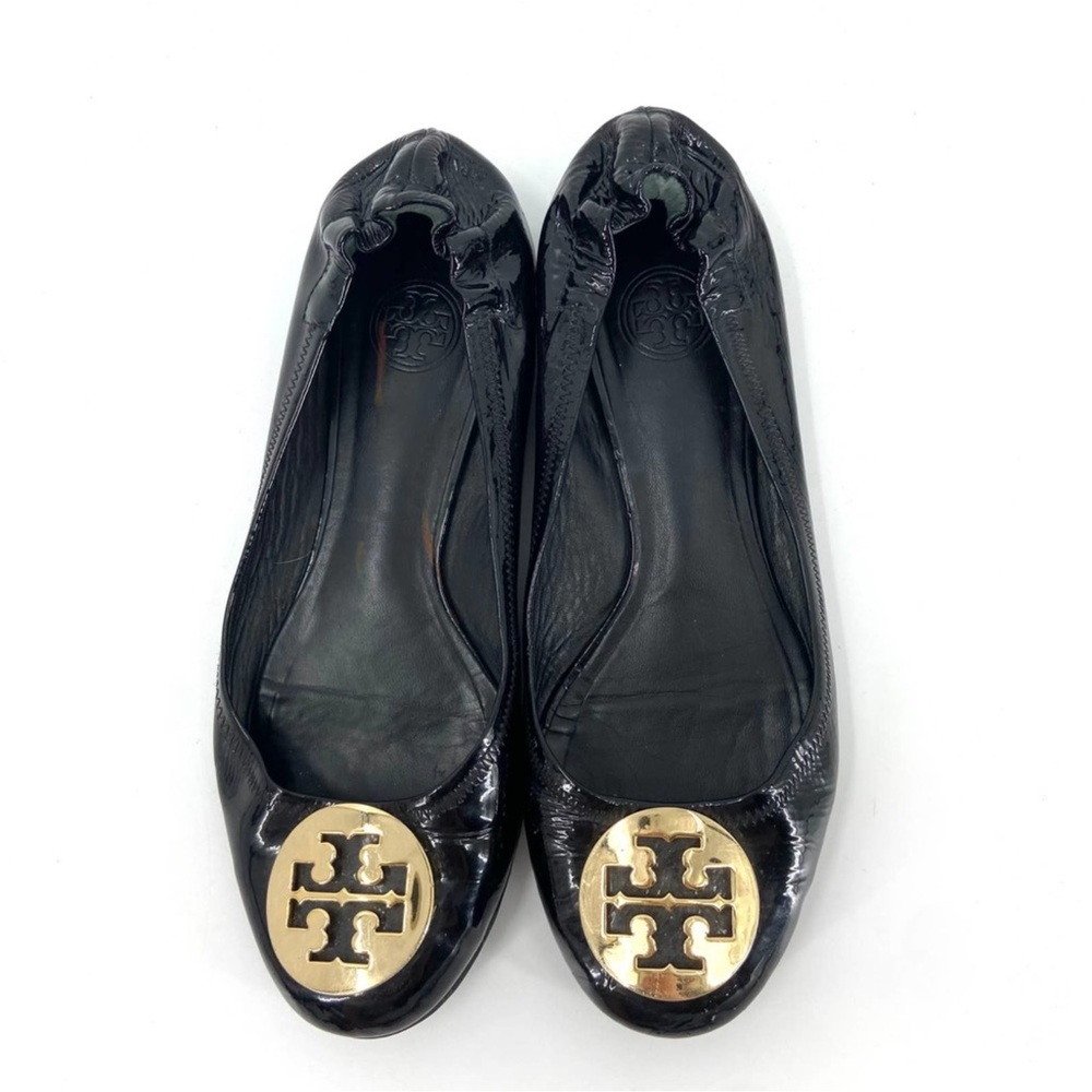 Tory Burch Black Flats